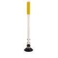 Accuform TRAFFIC DELINEATOR POSTS WITH FBS113WTYL FBS113WTYL